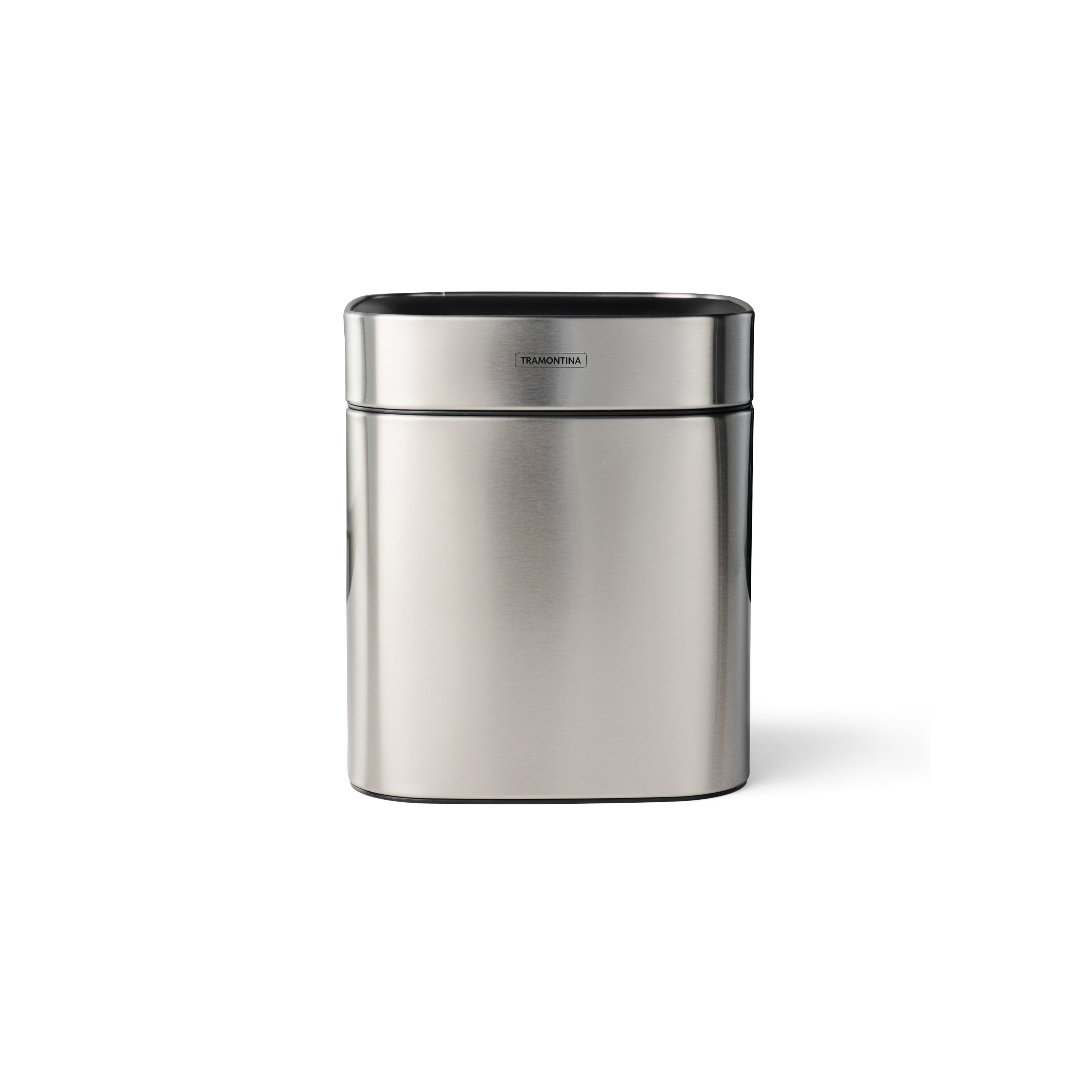 tramontina-2-11-gallon-stainless-steel-square-open-top-waste-bin image 6