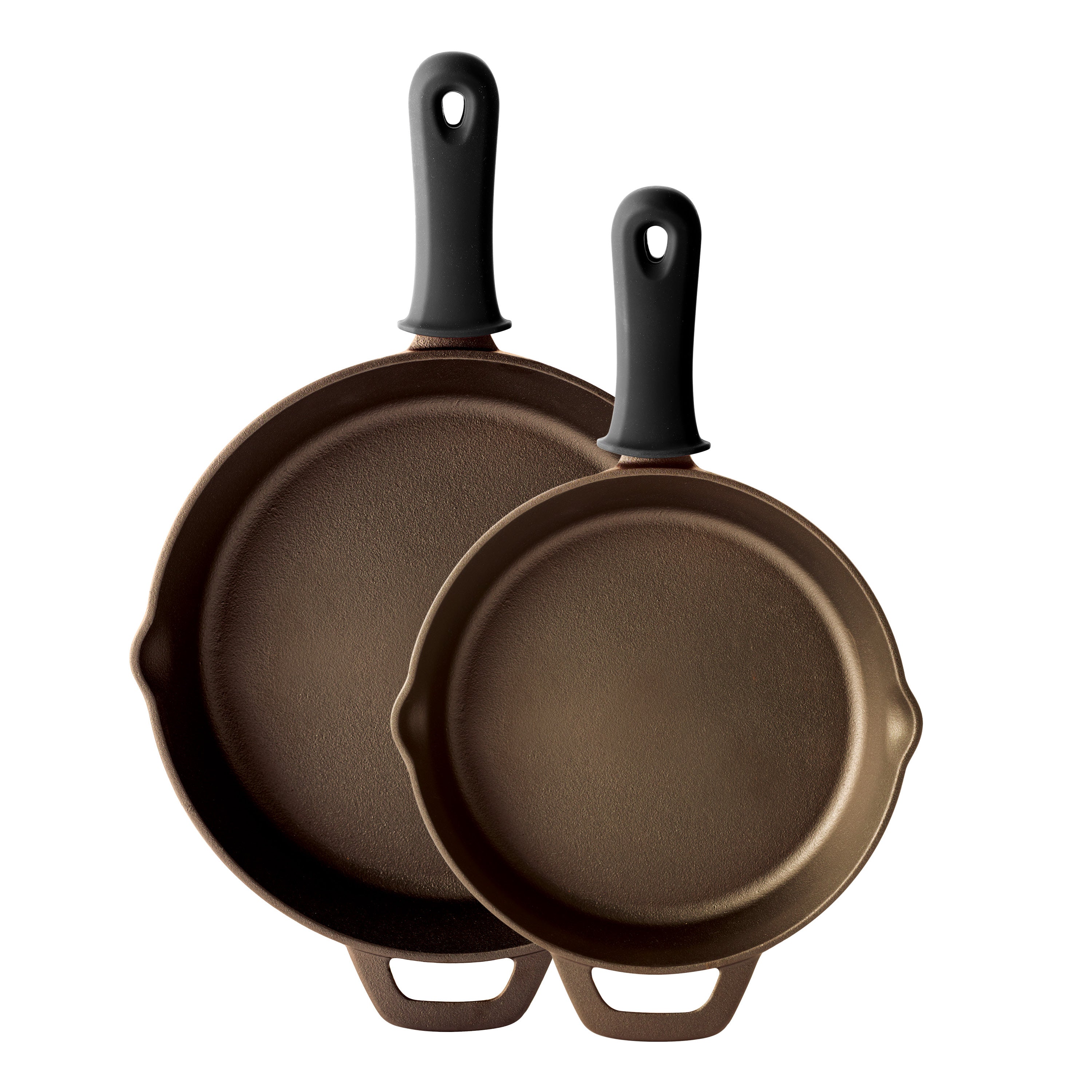 tramontina-preseasoned-cast-iron-skillet-2-pack-10-12-inch-oven-safe-fry-pans image 3