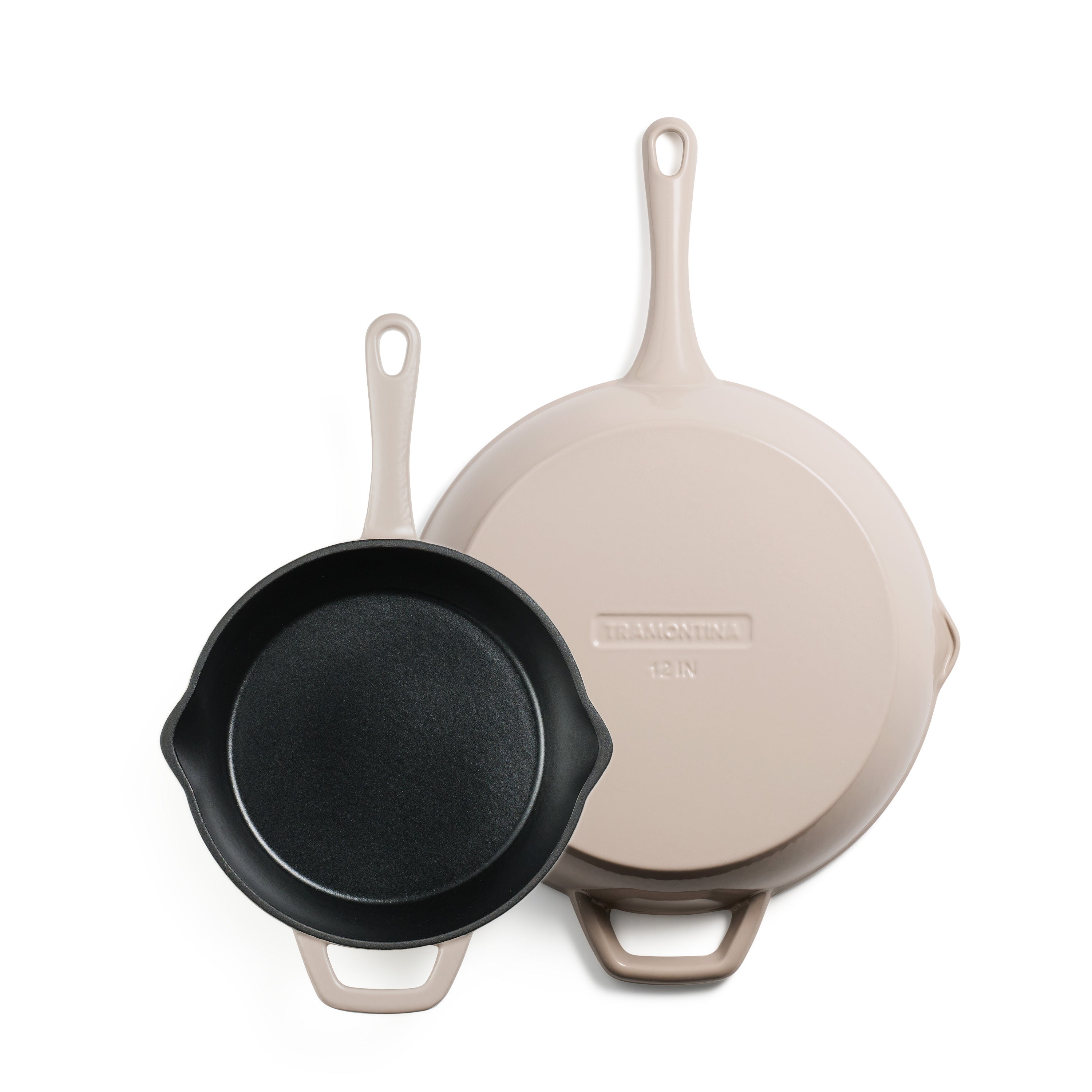 tramontina-9-inch-12-inch-enameled-cast-iron-skillet-set-2-piece-oven-safe-fry-p image 4
