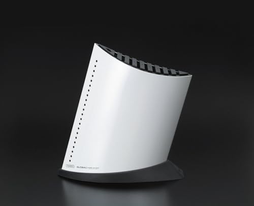 global-gkb-52-cw-10-slot-knife-block-white-contemporary-plastic-metal-kitchen-kn image 6