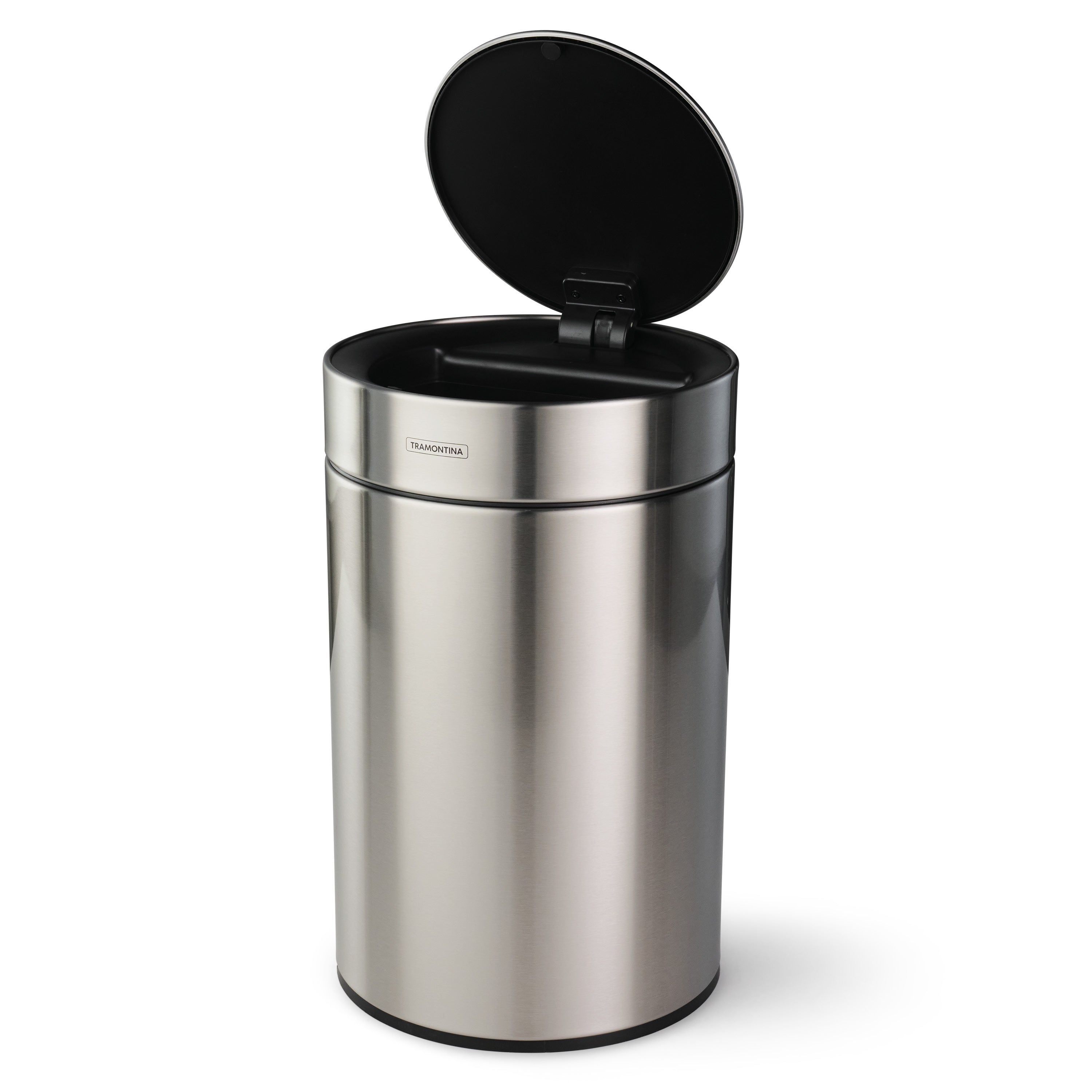 tramontina-3-17-gallon-stainless-steel-round-sensor-trash-can-with-capped-lid image 5