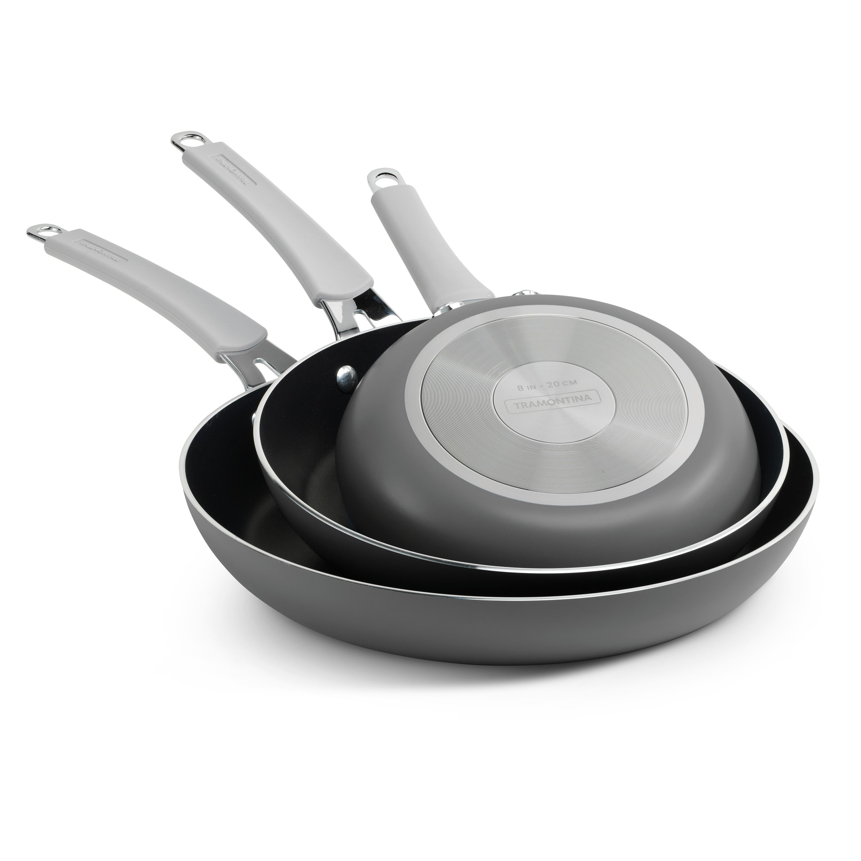 tramontina-culinary-collection-3-piece-nonstick-fry-pan-set-heavy-gauge-aluminum image 1