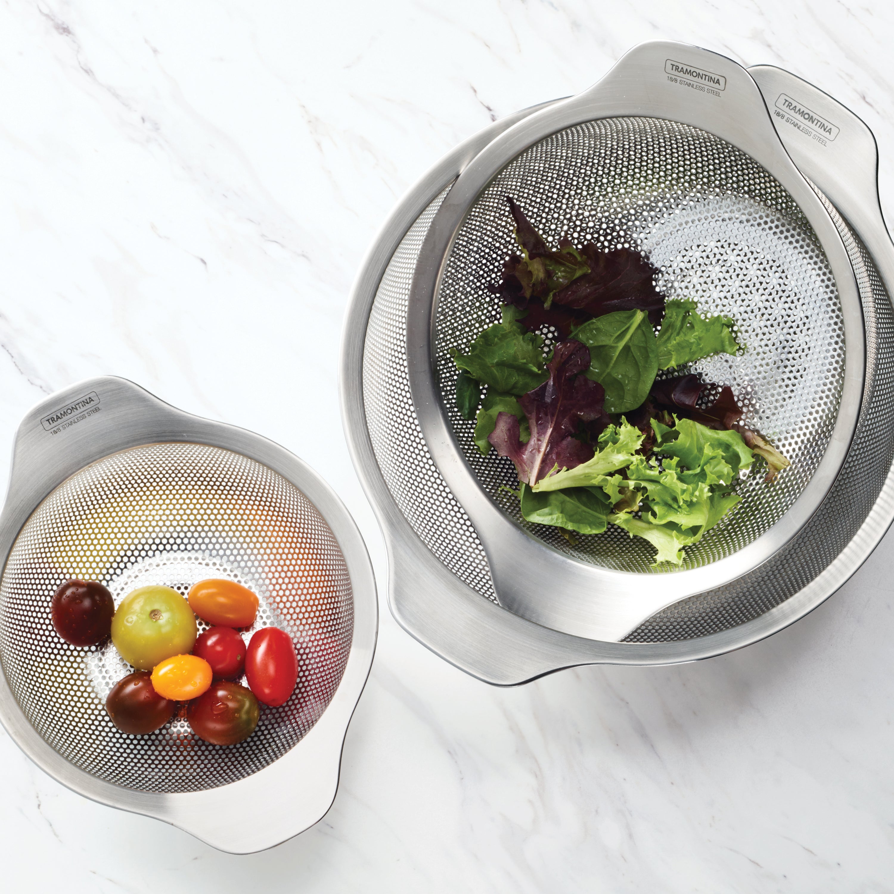 tramontina-gourmet-3-pack-stainless-steel-colanders-18-8-micro-perforated image 3