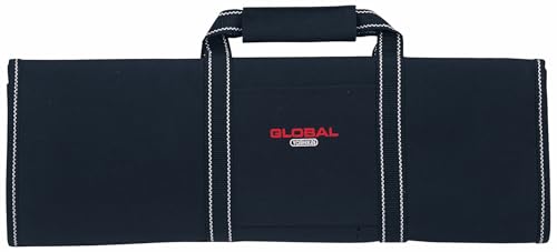 global-g-667-16-16-pocket-chef-knife-case-black-denier-nylon-roll-with-handle-an image 2