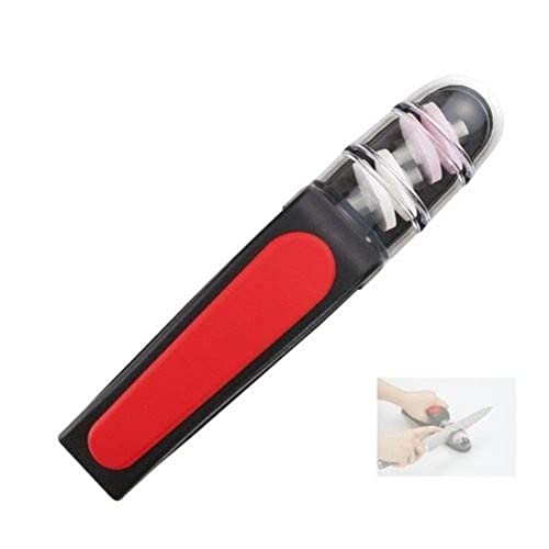 global-minosharp-plus-ceramic-wheel-water-knife-sharpener-black-red-two-stage-gl image 6