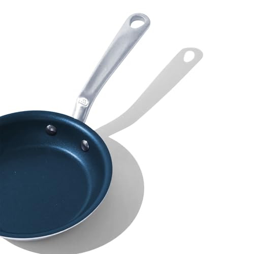 made-in-procoat-6-non-stick-frying-pan-harbour-blue-5-ply-stainless-clad-nonstic image 8