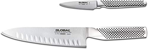 global-2-piece-cook-s-set-g-78-gsf-46-hollow-edge-chef-s-knife-and-paring-knife- image 2