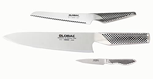 global-g-23861-classic-3-piece-stainless-steel-knife-set-with-cromova-18-blades image 5