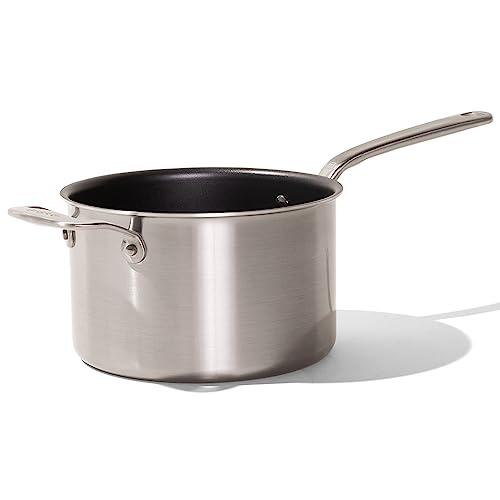 made-in-procoat-4-quart-non-stick-sauce-pan-with-lid-graphite-5-ply-stainless-cl image 7