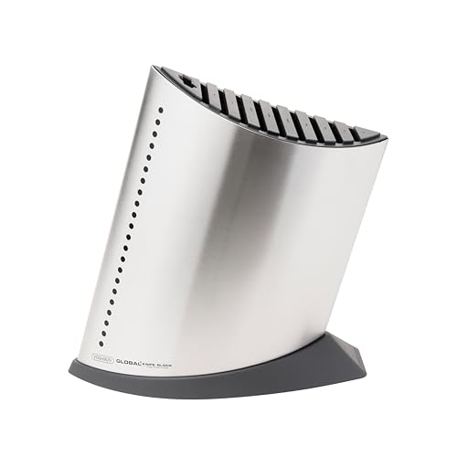 global-gkb-52-10-ship-shape-knife-block-stainless-steel-10-slot-contemporary-kni image 7