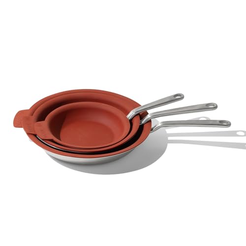 made-in-procoat-3-piece-non-stick-fry-pan-set-8-10-12-with-3-piece-silicone-pan- image 8