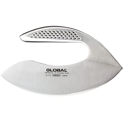 global-g-76-7-inch-stainless-steel-herb-chopper-double-blade-cromova-18-mezzalun image 4
