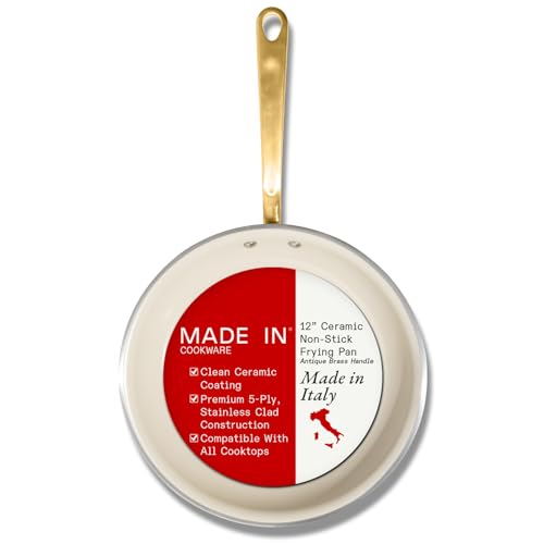 made-in-12-ceramiclad-ceramic-non-stick-frying-pan-5-ply-stainless-clad-antique- image 8