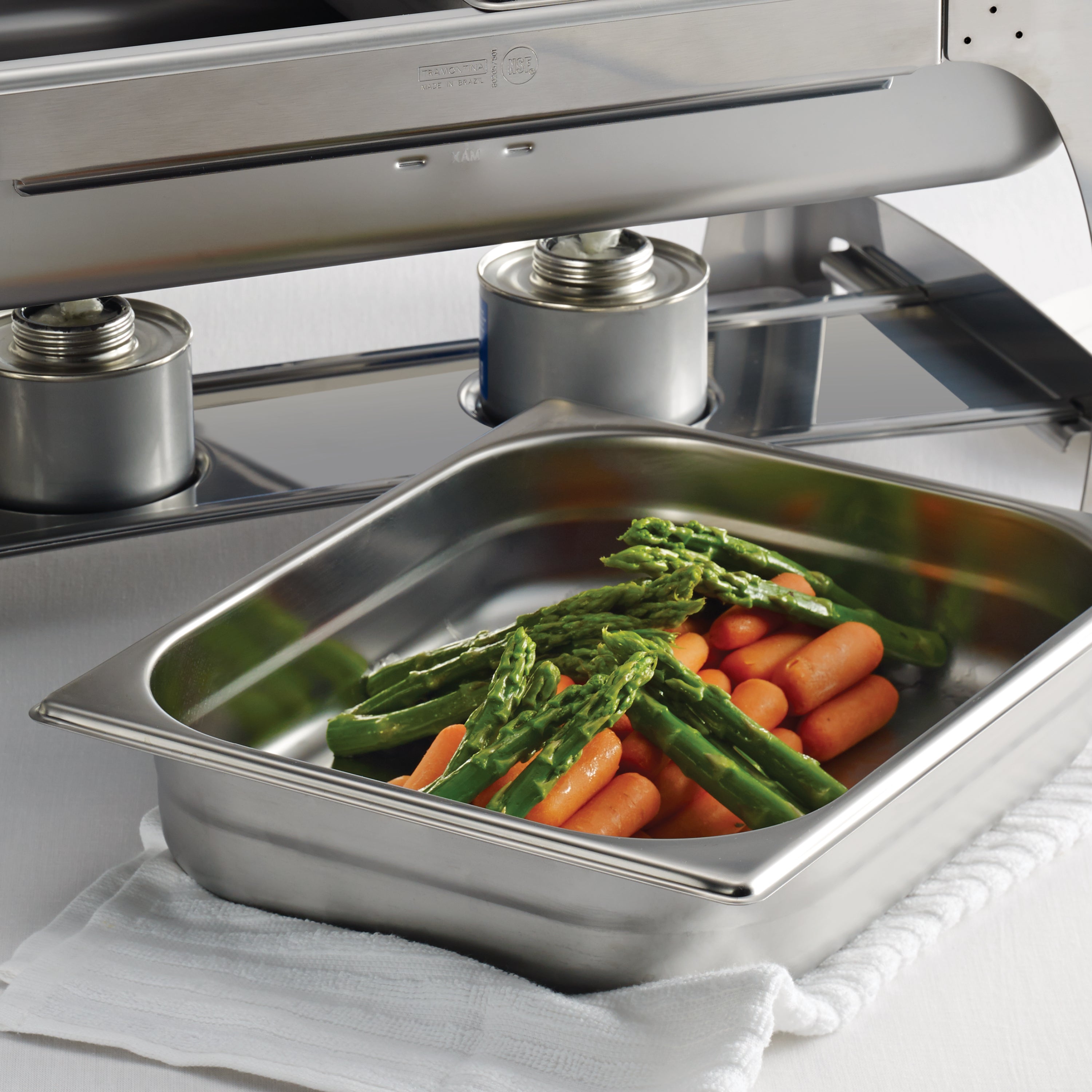 tramontina-4-5-quart-18-10-stainless-steel-covered-half-size-food-pan image 4