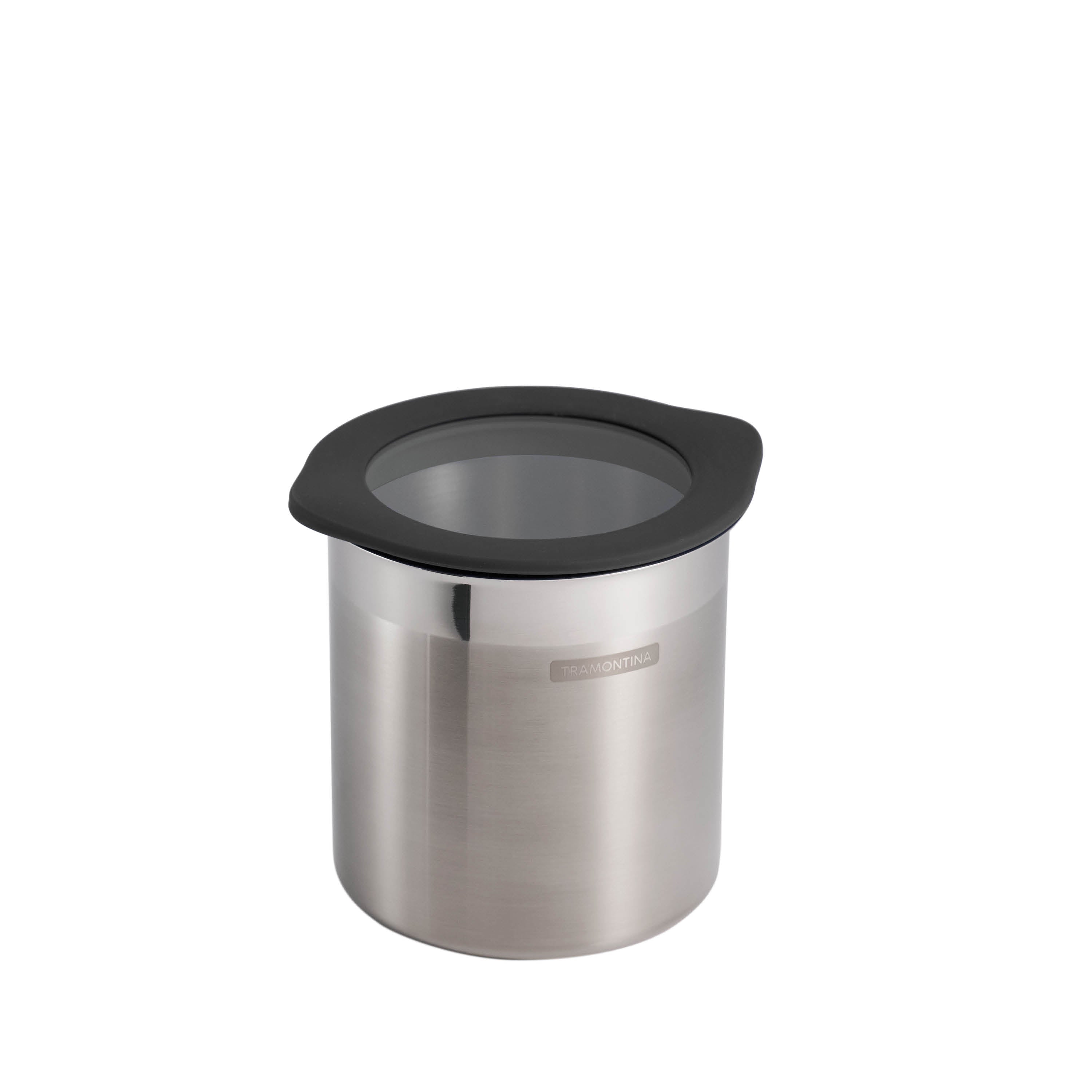 tramontina-4-piece-stainless-steel-canister-set-with-airtight-tempered-glass-lid image 2