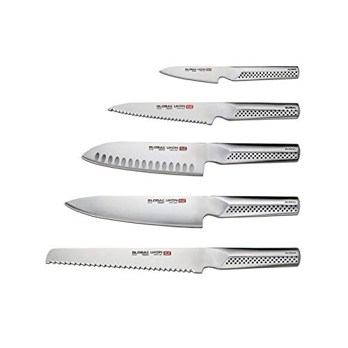 global-ukon-6-piece-knife-block-set-with-cromova-18-steel-and-slimline-block image 8