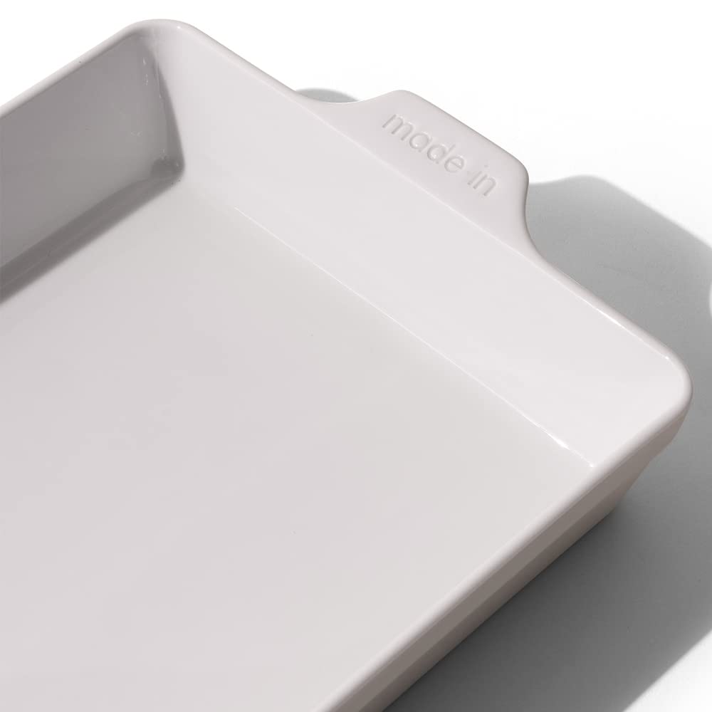 made-in-rectangular-baking-dish-white-handcrafted-french-porcelain-9x13-bakeware image 2