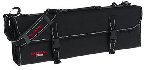 global-g-667-16-16-pocket-chef-knife-case-black-denier-nylon-roll-with-handle-an image 3