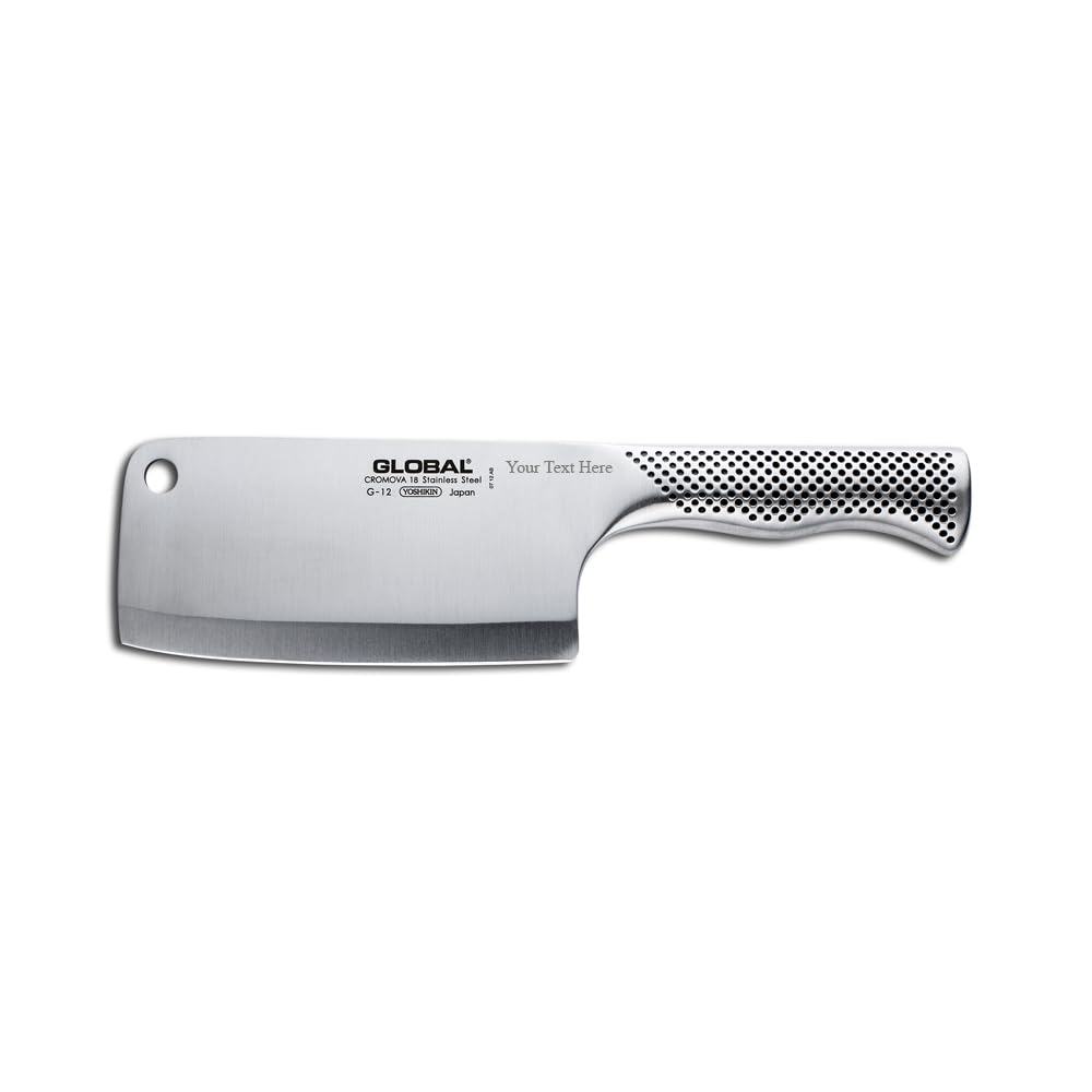 global-g-12-6-1-2-meat-cleaver-bolsterless-all-stainless-butcher-cleaver-razor-s image 8