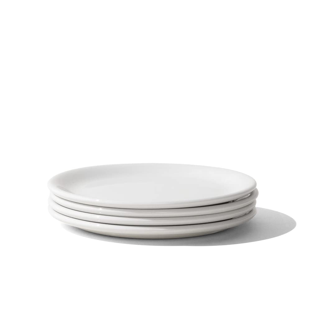 made-in-6-inch-bread-and-butter-plates-set-of-4-white-with-black-rim-alumina-vit image 7