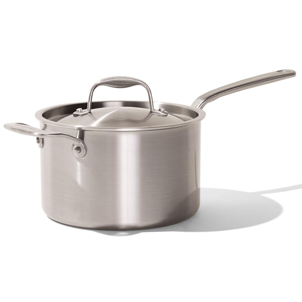 made-in-procoat-4-quart-non-stick-sauce-pan-with-lid-harbour-blue-5-ply-stainles image 2