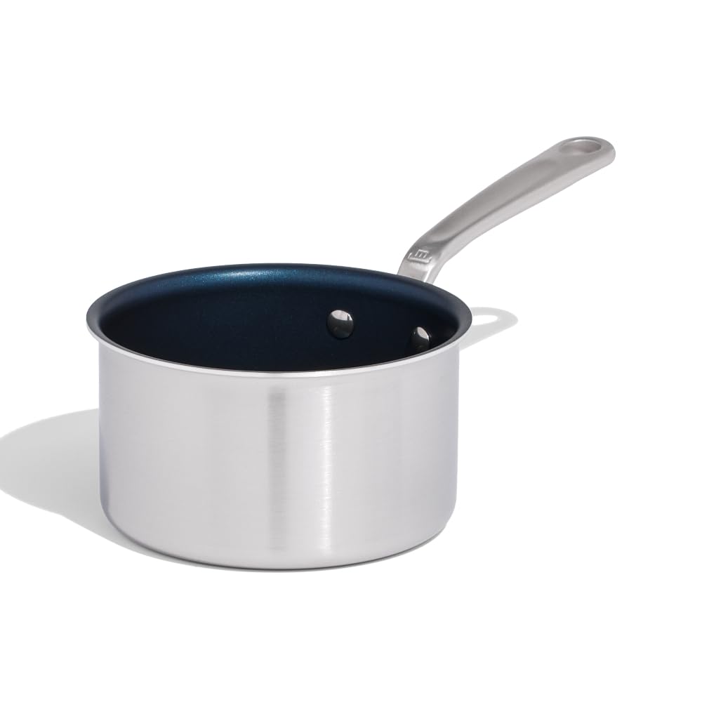 made-in-procoat-2-quart-non-stick-sauce-pan-with-lid-harbour-blue-5-ply-stainles image 4