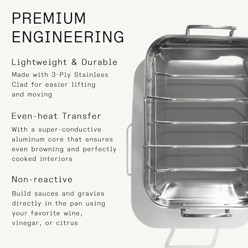 made-in-stainless-clad-roasting-pan-with-rack-3-ply-stainless-18-45-pro-roaster- image 8