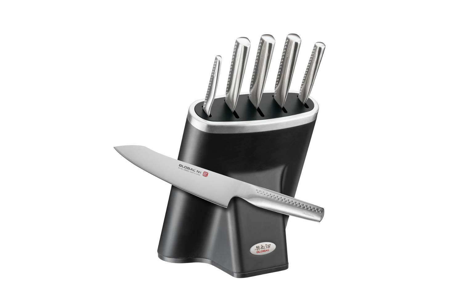 global-ni-gn-6001-6-piece-knife-block-set-with-block-silver image 1