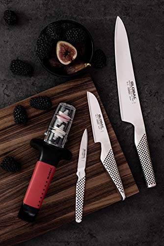 global-two-stage-ceramic-water-sharpener-white-coarse-and-pink-fine-wheels-handh image 4