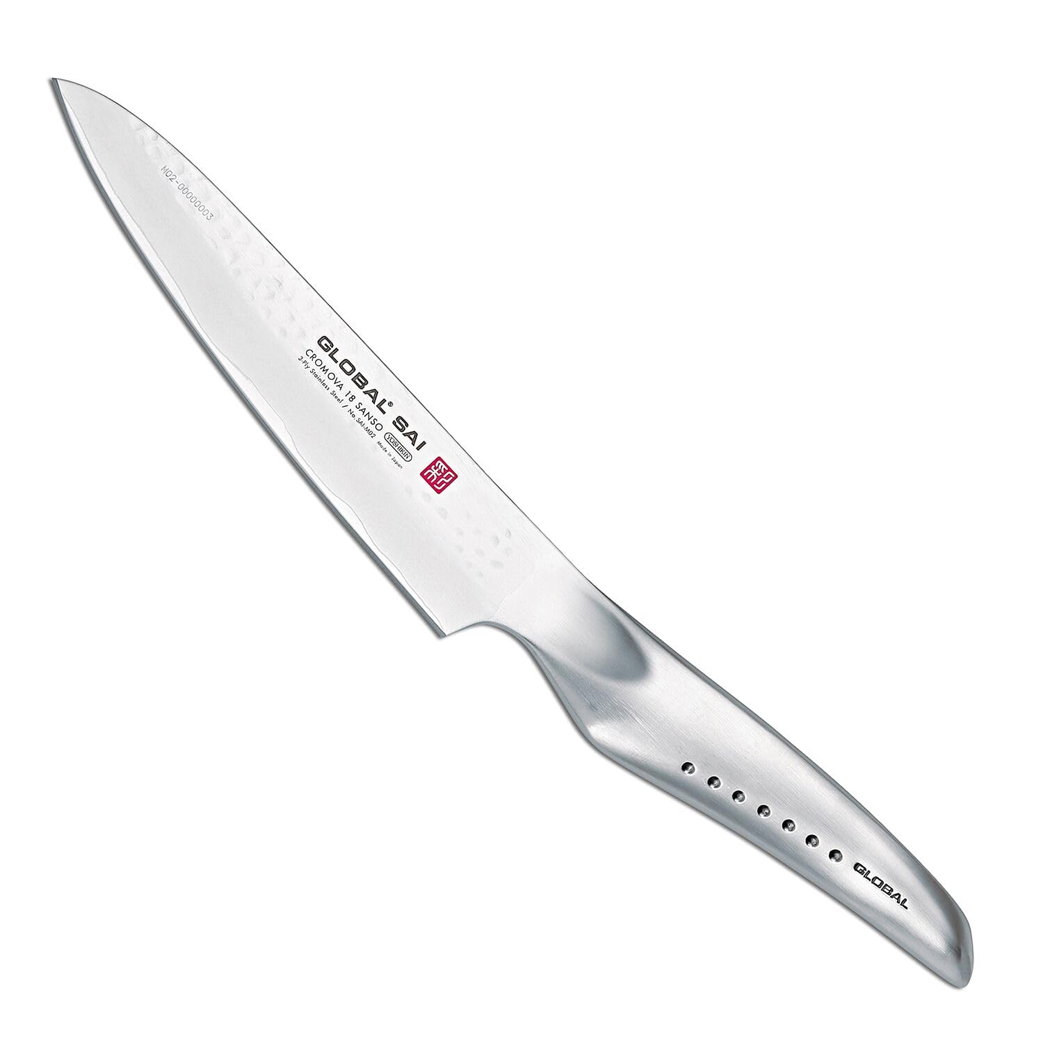 global-sai-m02-6-inch-stainless-steel-utility-knife image 1