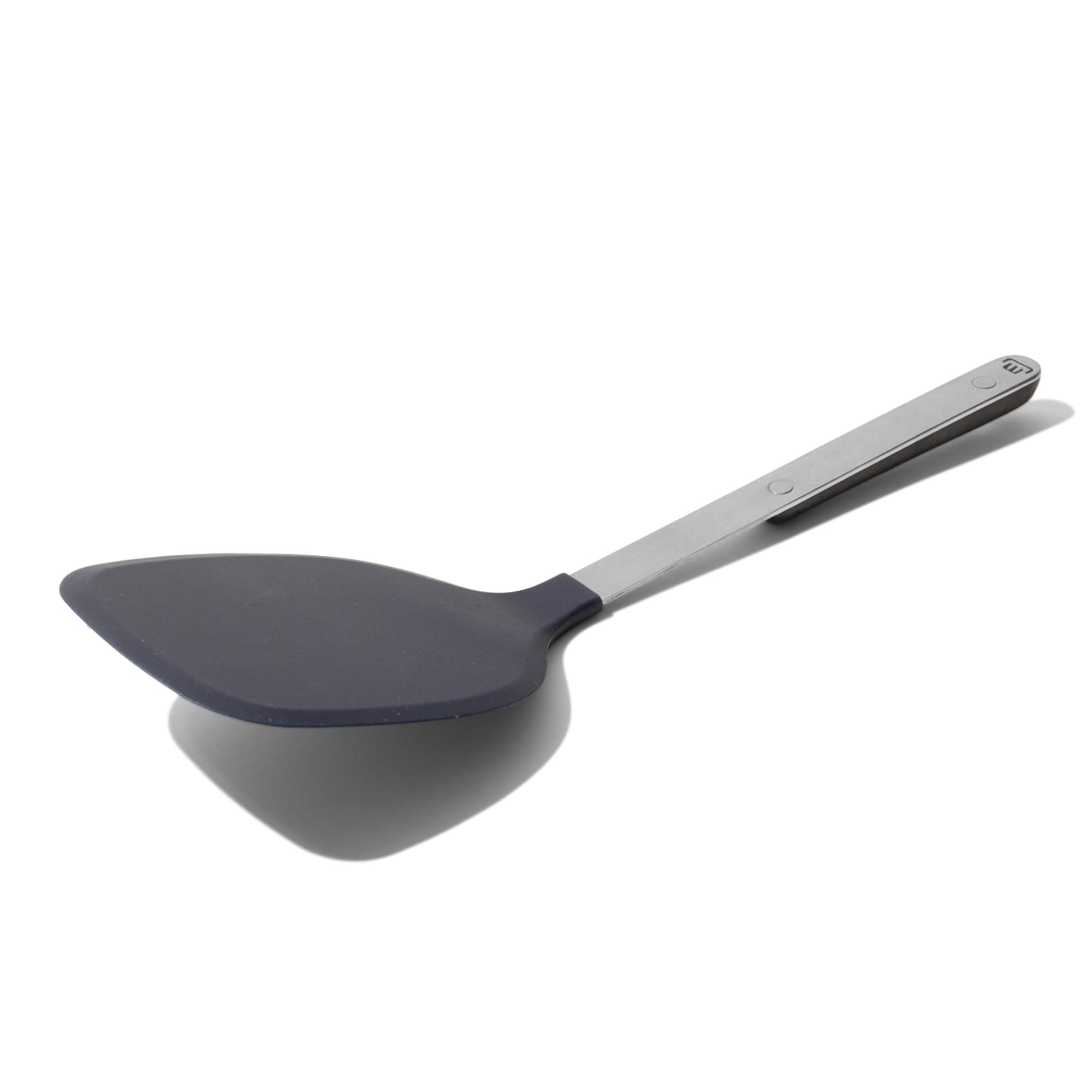 made-in-rubber-spatula-harbour-blue-14-5-silicone-head-stainless-steel-kitchen-s image 1