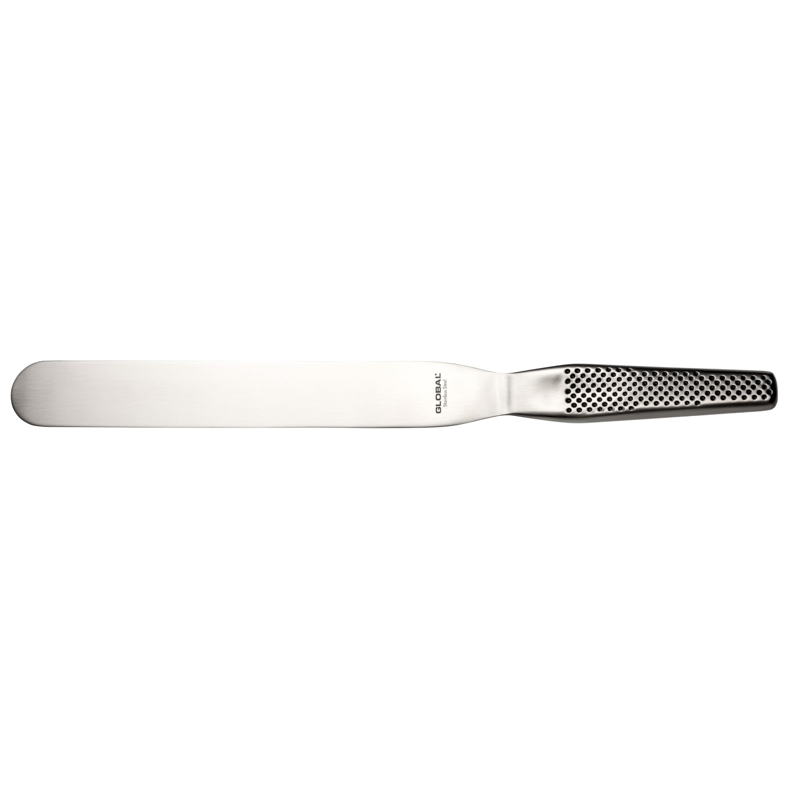 global-gs-21-10-10-inch-straight-spatula-cromova-18-stainless-steel-sand-balance image 1