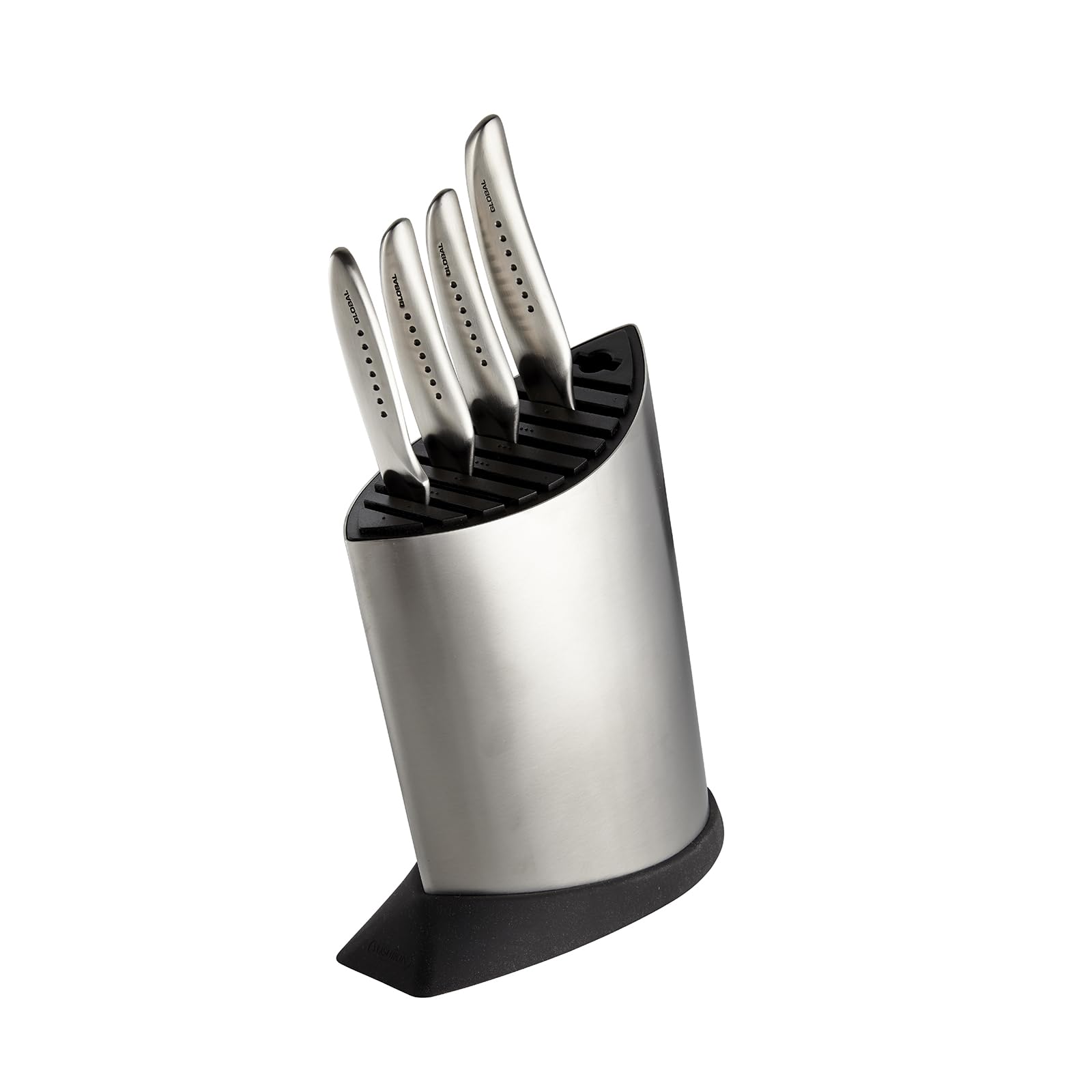 global-sai-5001-5-piece-knife-block-set-with-ship-shape-block image 1