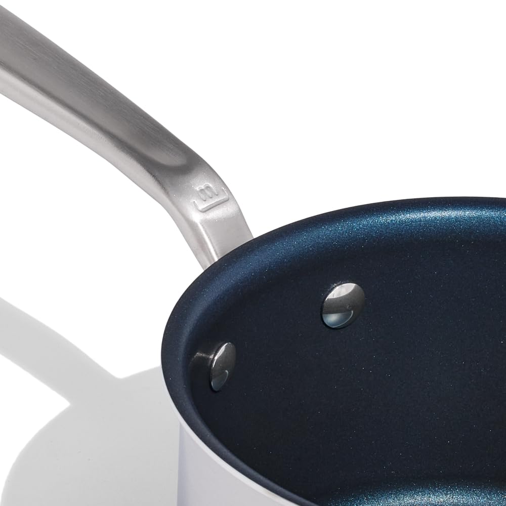 made-in-procoat-2-quart-non-stick-sauce-pan-with-lid-harbour-blue-5-ply-stainles image 2