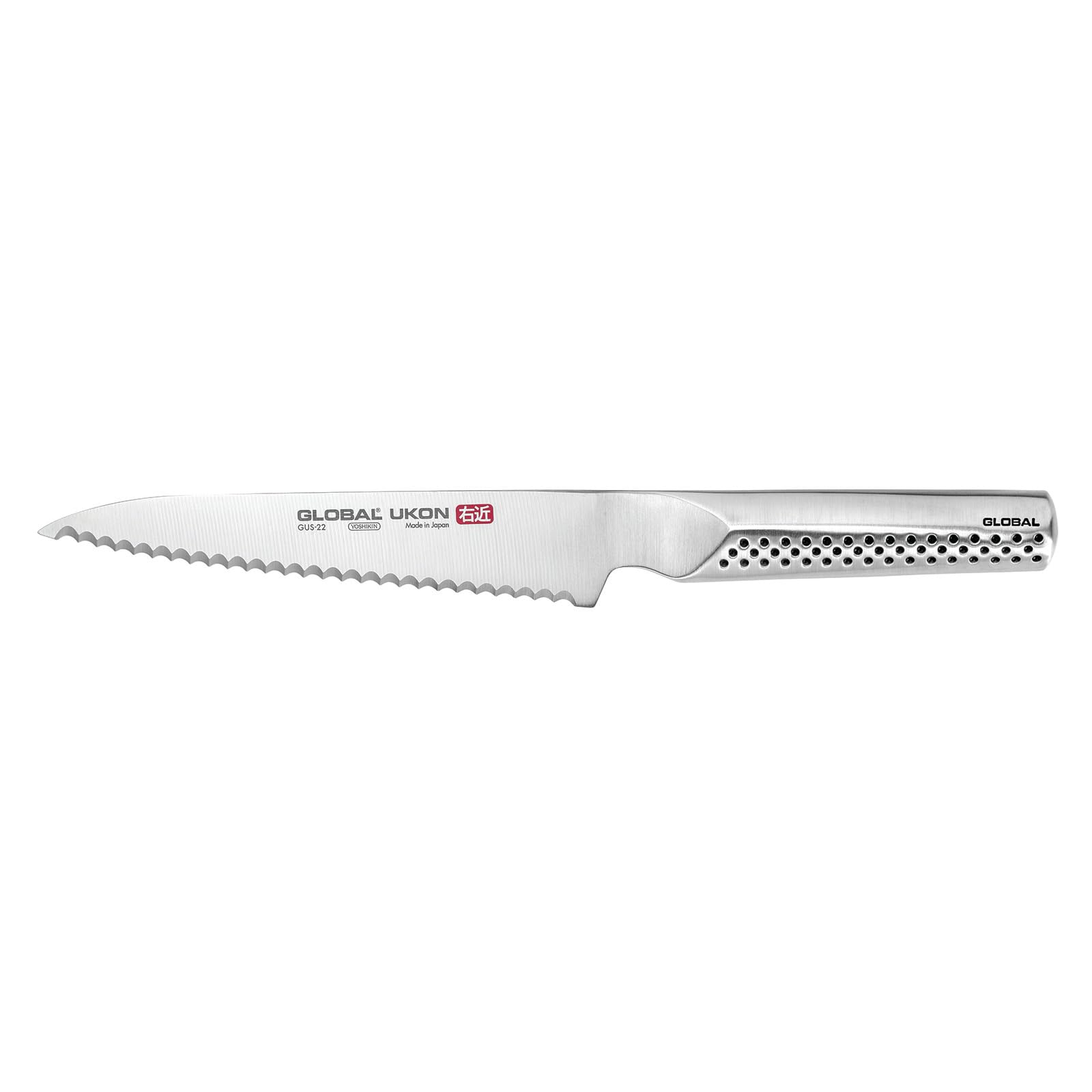 global-ukon-gus-22-6-serrated-utility-knife-cromova-18-japanese-stainless-steel- image 1