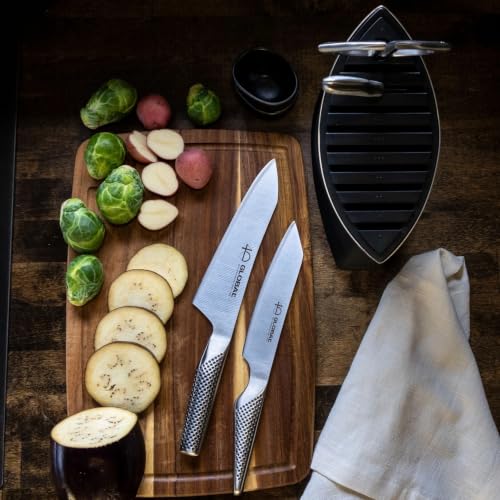 global-40th-anniversary-5-piece-knife-block-set-cromova-18-stainless-steel-with- image 6