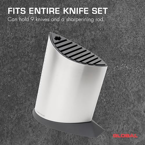 global-gkb-52-10-ship-shape-knife-block-stainless-steel-10-slot-contemporary-kni image 8