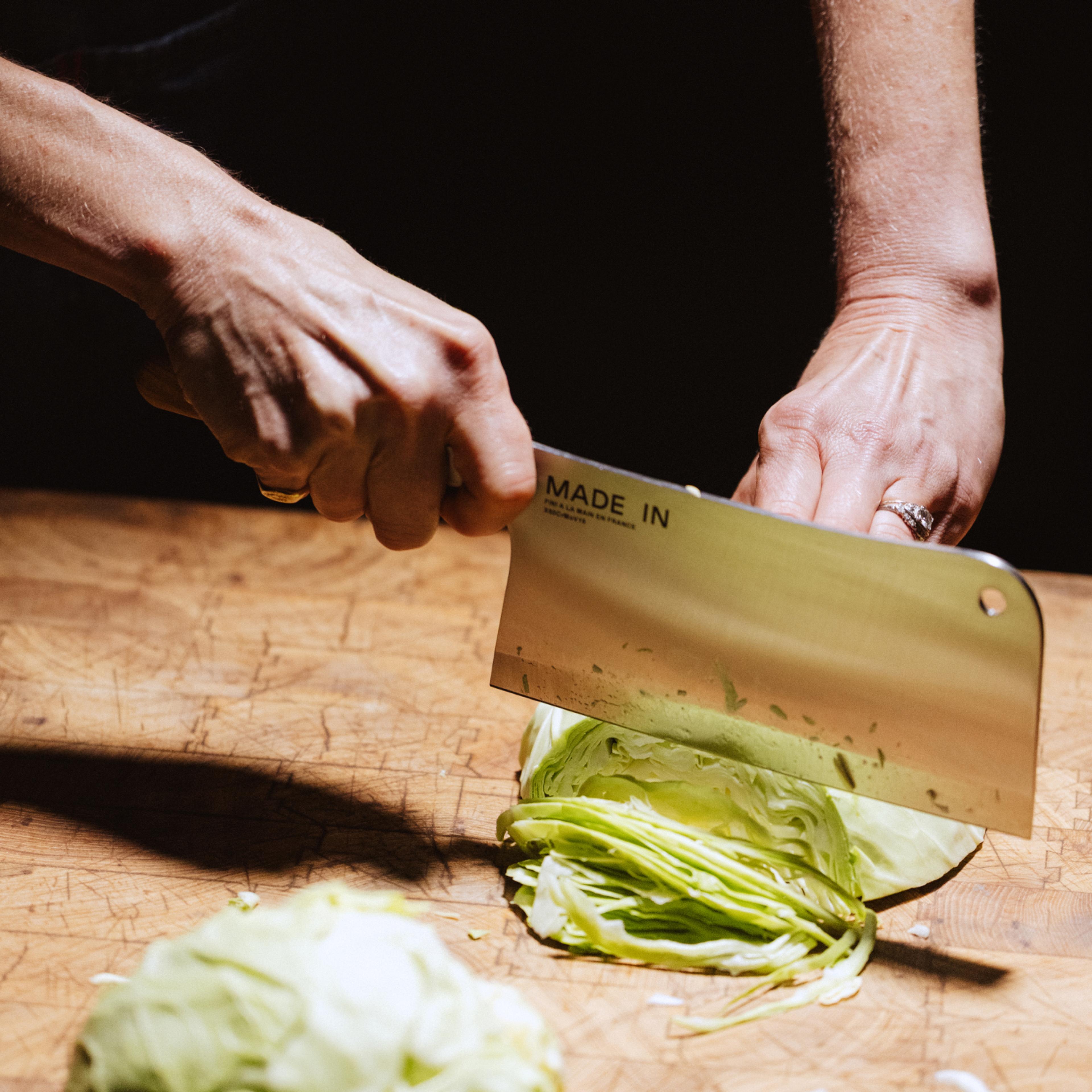 made-in-cleaver-7-inch-chef-knife-with-ebony-wood-handle-for-meat-and-vegetables image 3