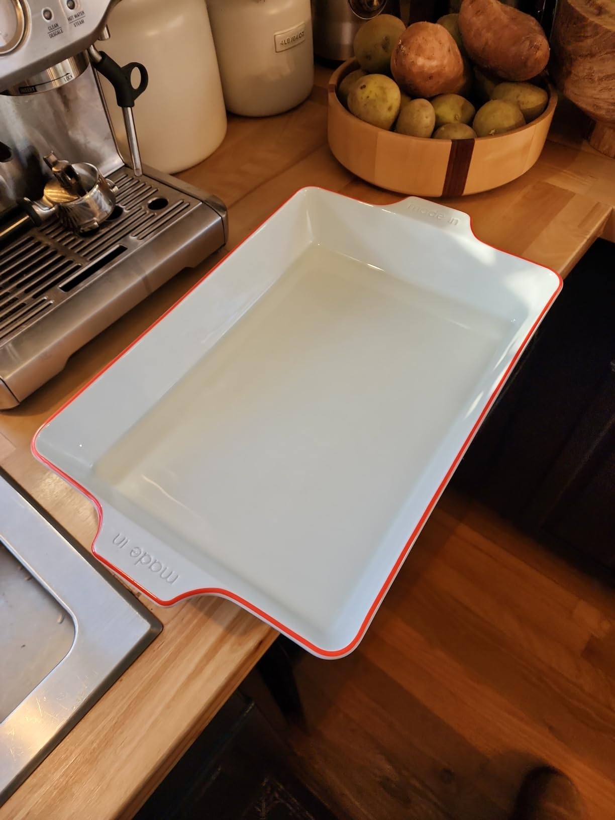 My lasagna's new home