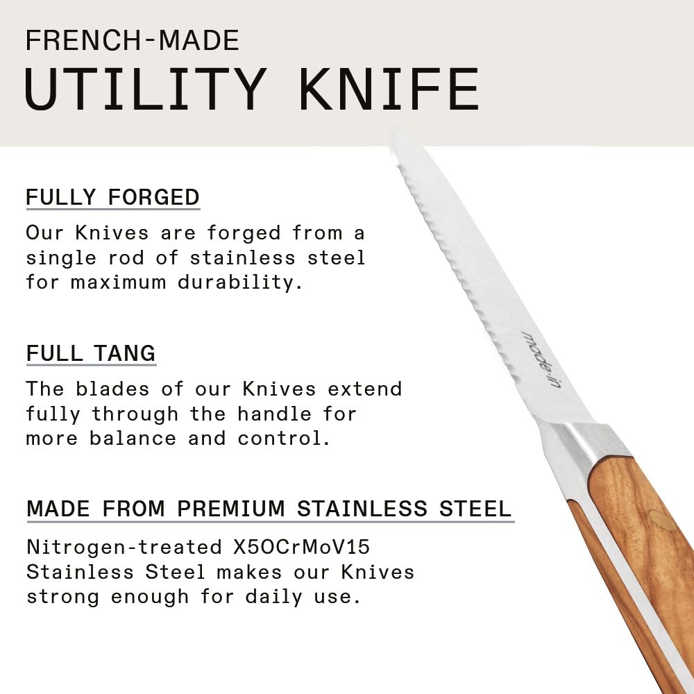 made-in-4-9-utility-knife-full-tang-fully-forged-serrated-knife-nitrogen-treated-4 image 3