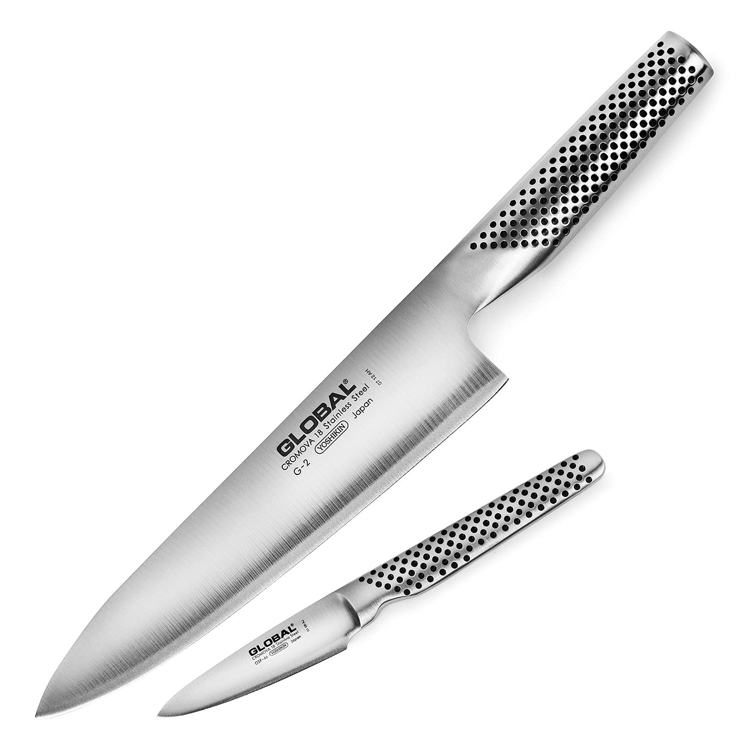 global-2-piece-knife-set-8-chef-s-knife-3-paring-knife-cromova-18-stainless-stee image 1