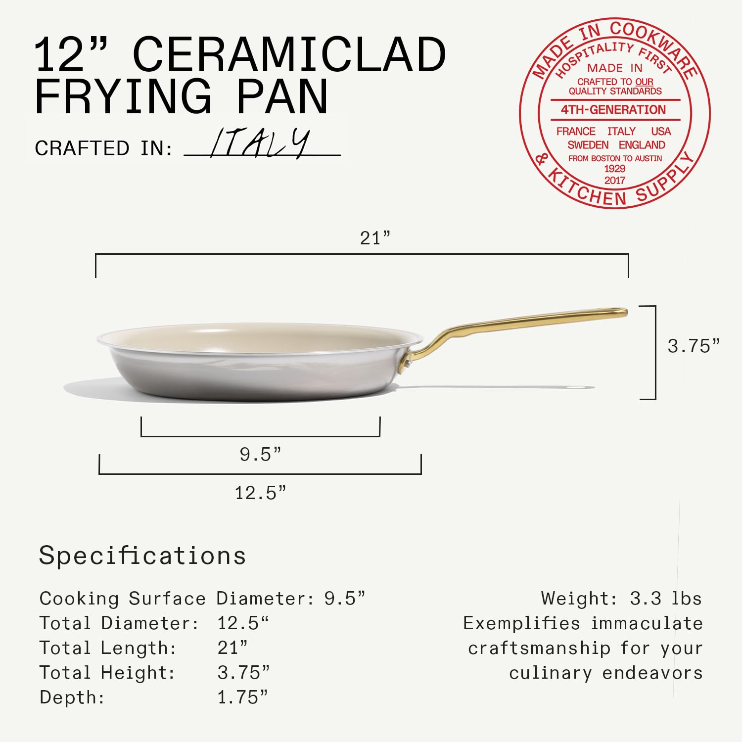 made-in-12-ceramiclad-ceramic-non-stick-frying-pan-5-ply-stainless-clad-antique- image 3
