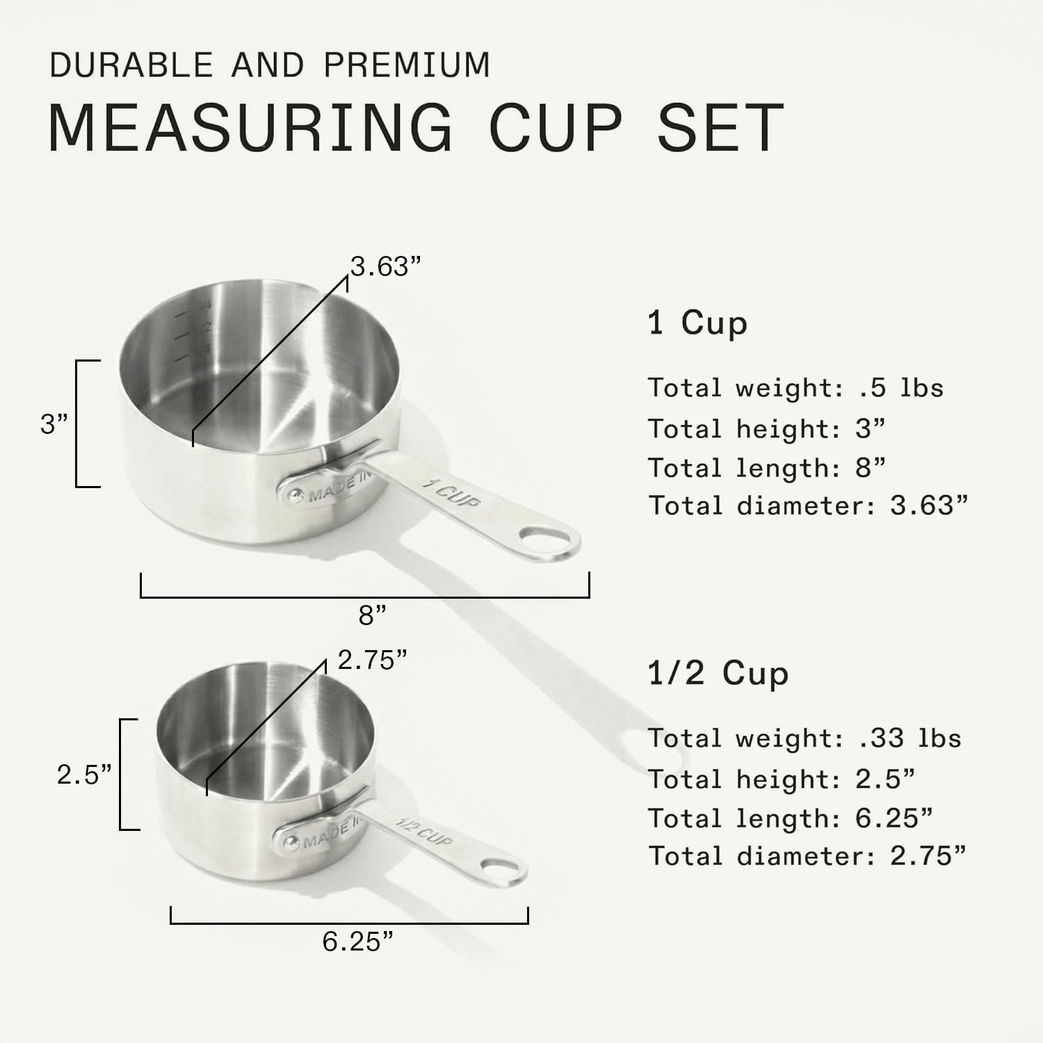 made-in-cookware-stainless-steel-measuring-cup-set-4-piece-stackable-304-stainle image 5