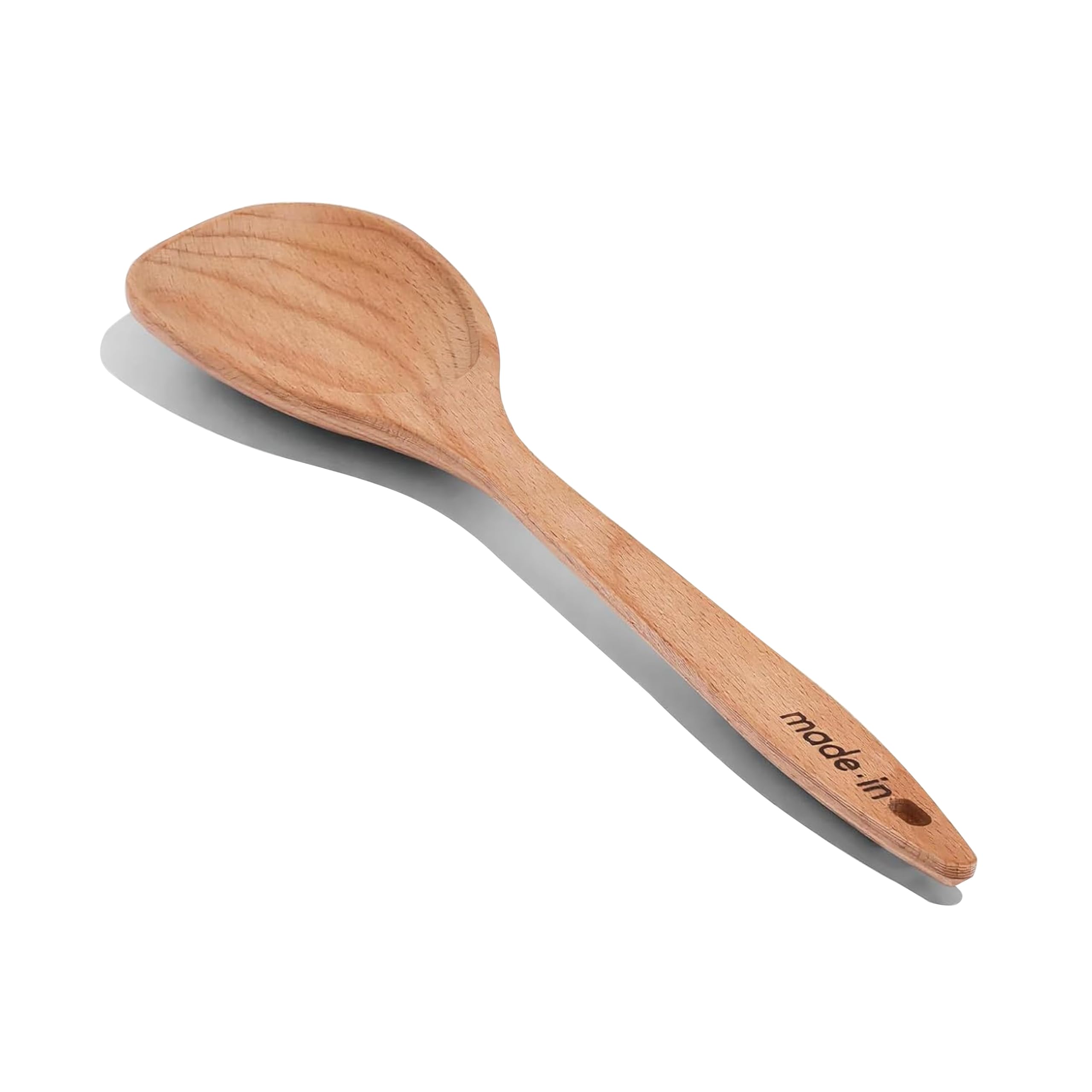 made-in-wooden-spoon-handcrafted-beechwood-stirring-spoon-12-75-non-stick-safe-c image 1