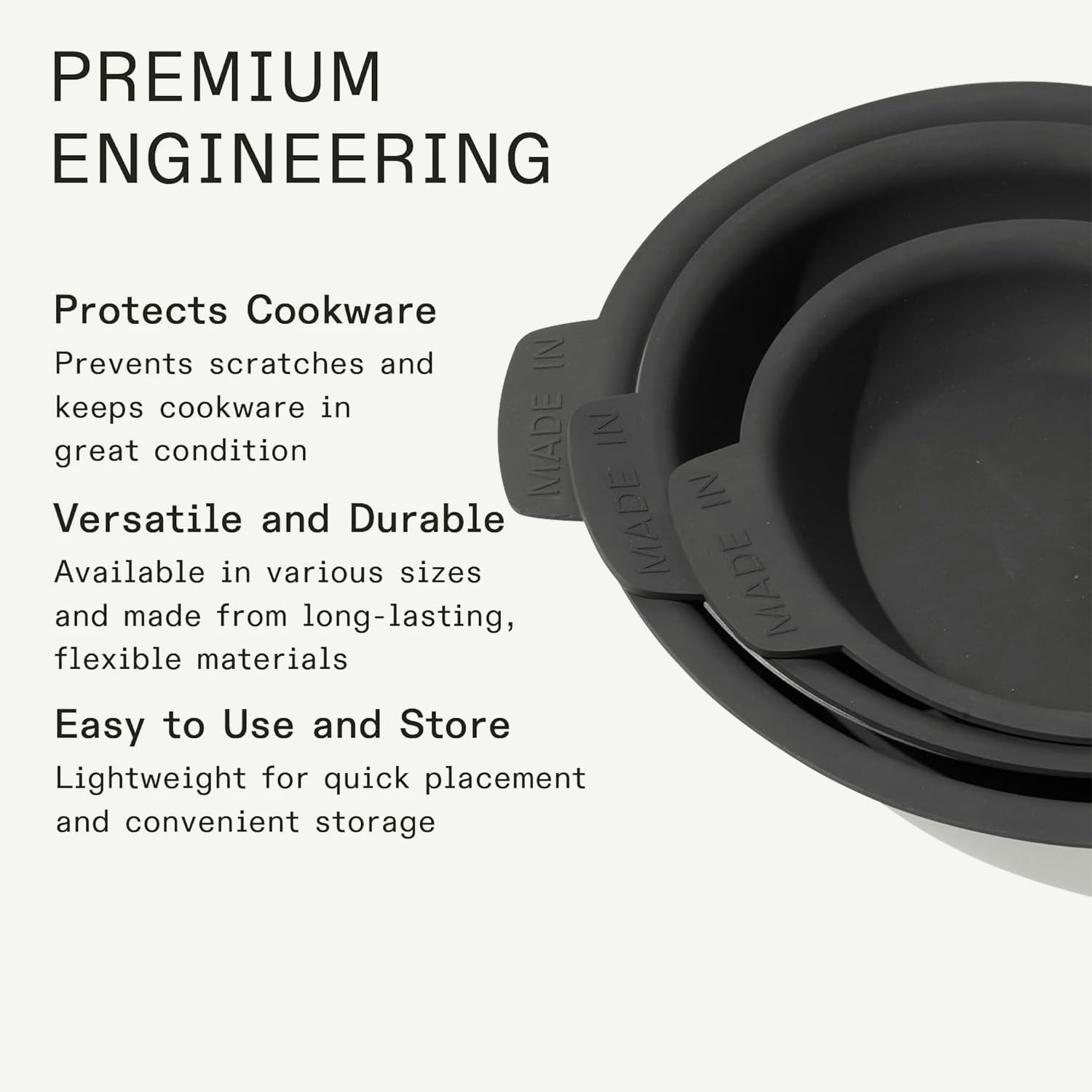 made-in-3-piece-frying-pan-protector-set-8-10-and-12-graphite-molded-silicone-pa image 3