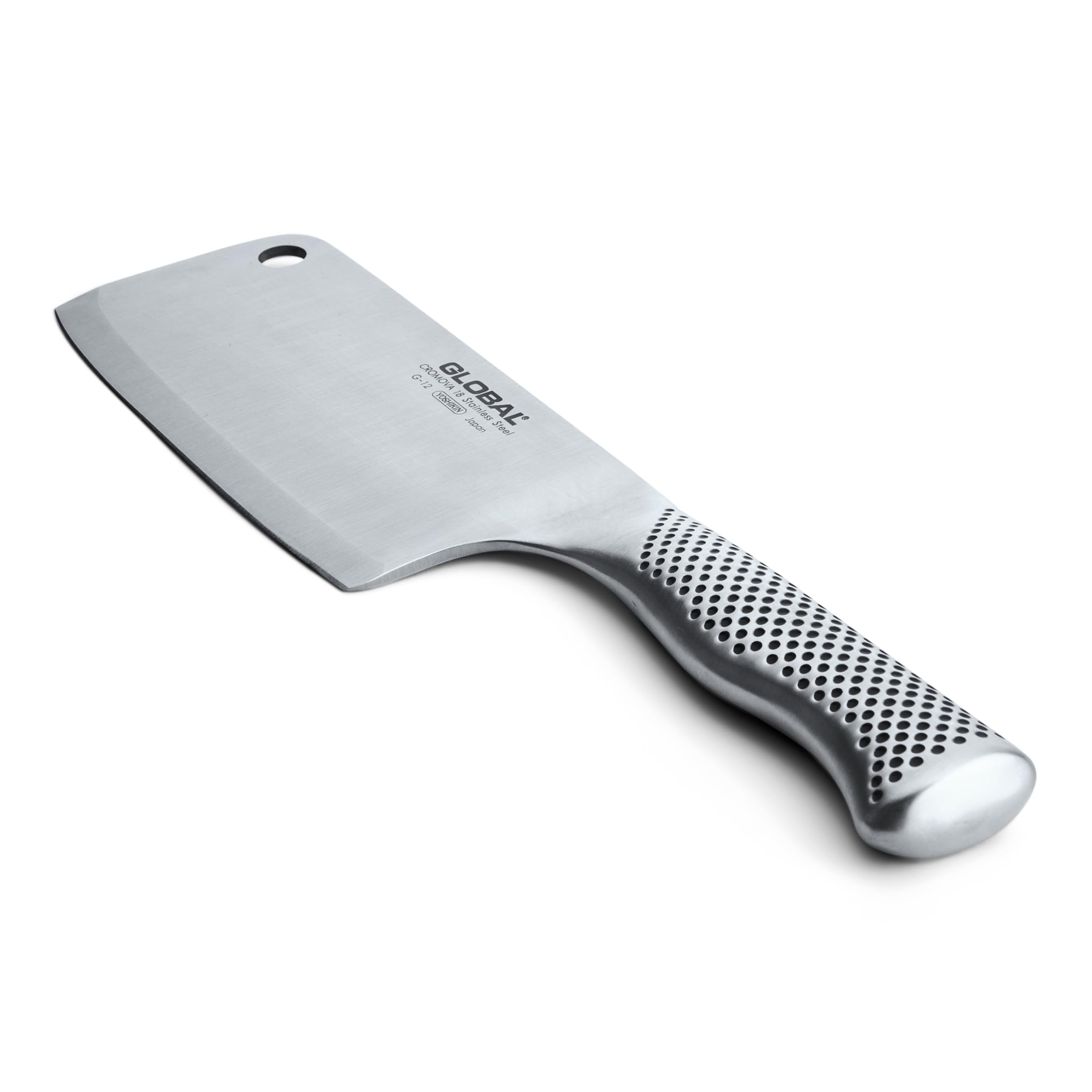 global-g-12-6-1-2-meat-cleaver-bolsterless-all-stainless-butcher-cleaver-razor-s image 3