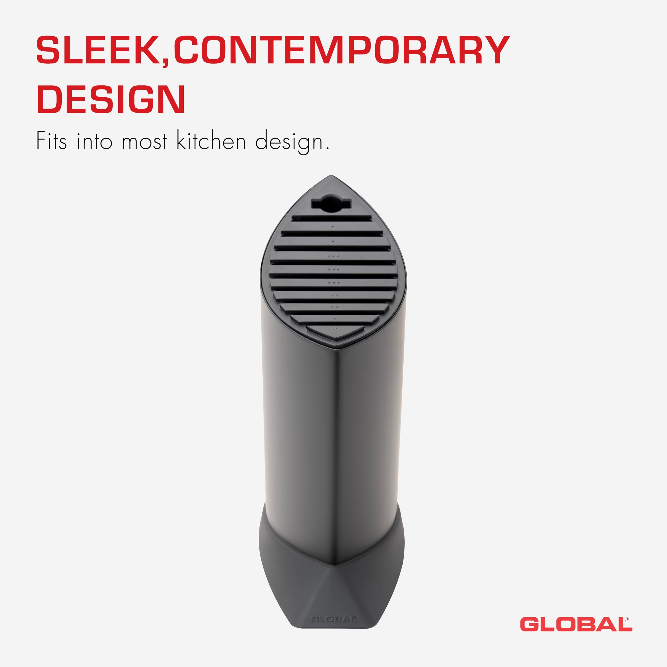 global-gkb-52-cb-10-slot-knife-block-black-holds-9-knives-plus-steel-or-shears image 3