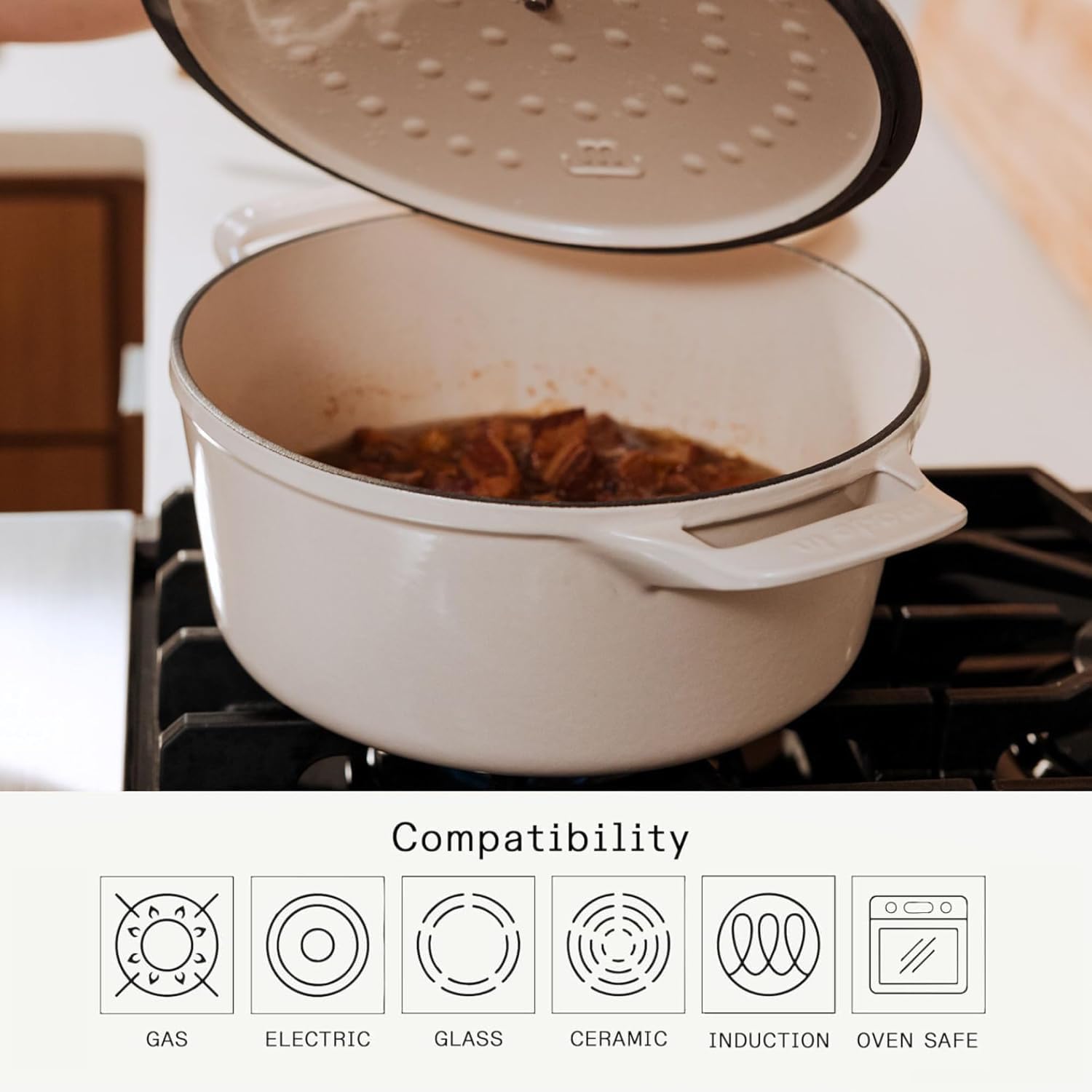 made-in-5-5-quart-dutch-oven-linen-enameled-cast-iron-cloud-cover-lid-crafted-in image 4