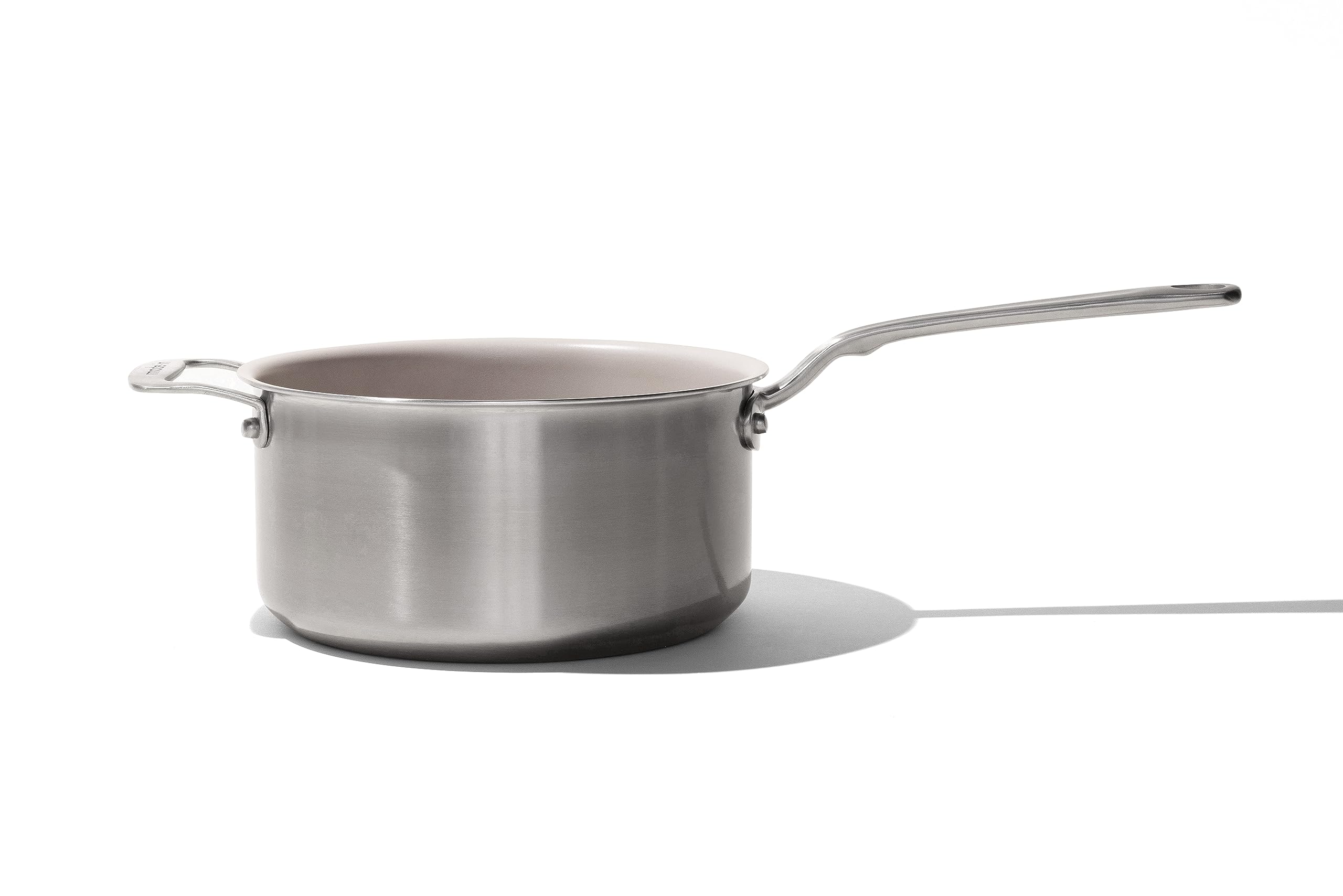 made-in-procoat-4-quart-non-stick-sauce-pan-with-lid-champagne-5-ply-stainless-c image 4