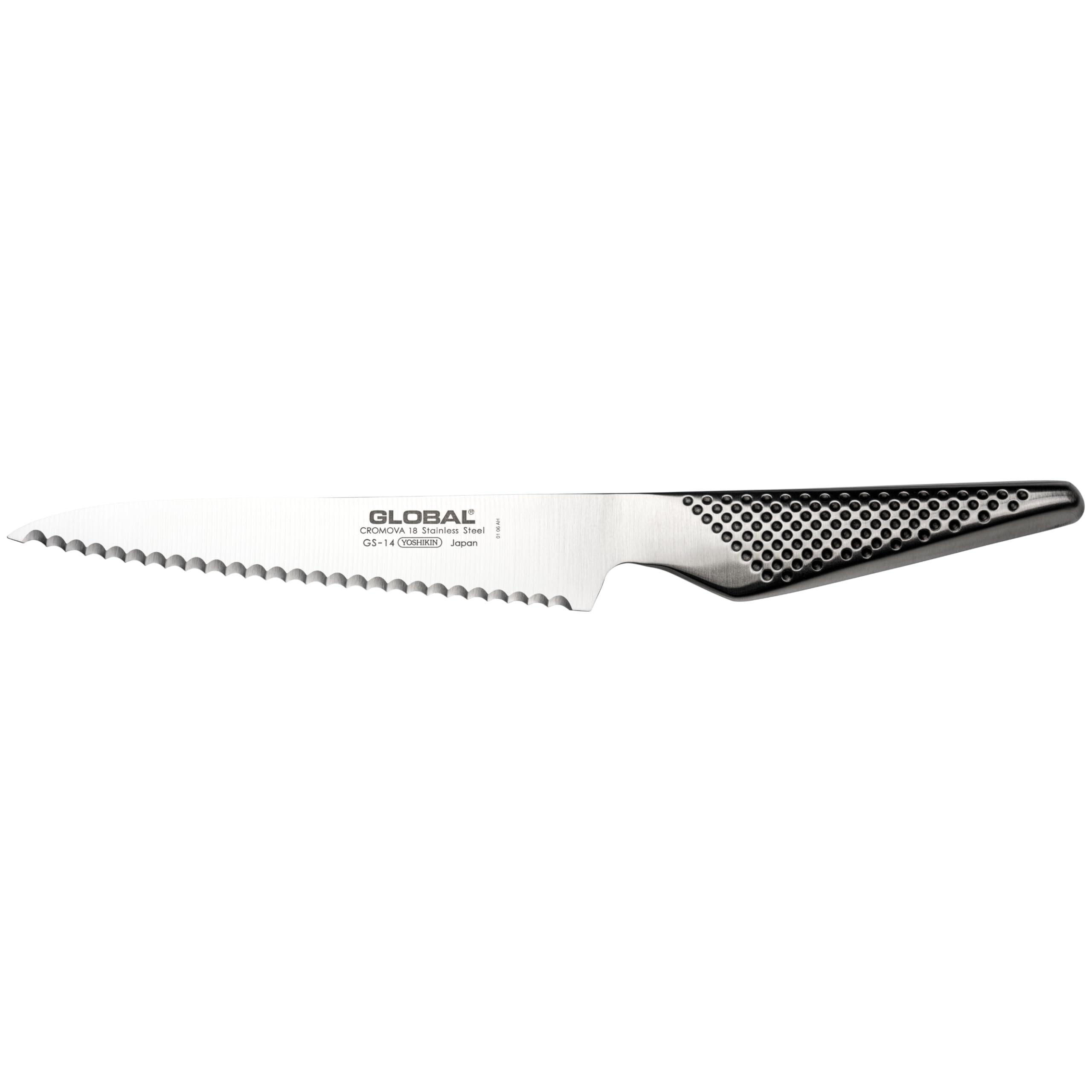 global-6-serrated-utility-scallop-knife-cromova-18-stainless-steel-one-piece-con image 1